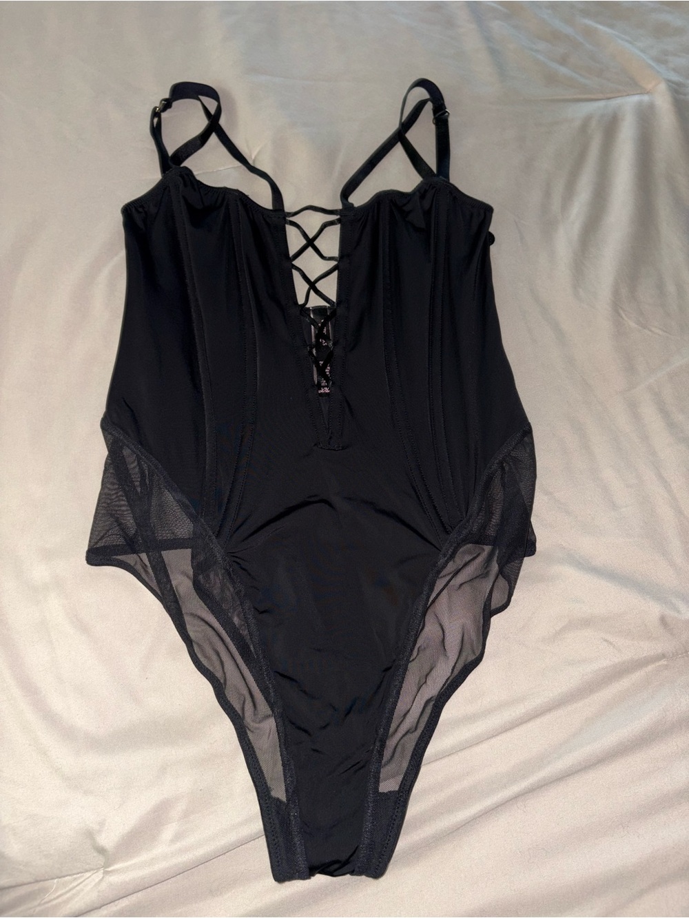 Victoria's Secret Black sheer lingerie
